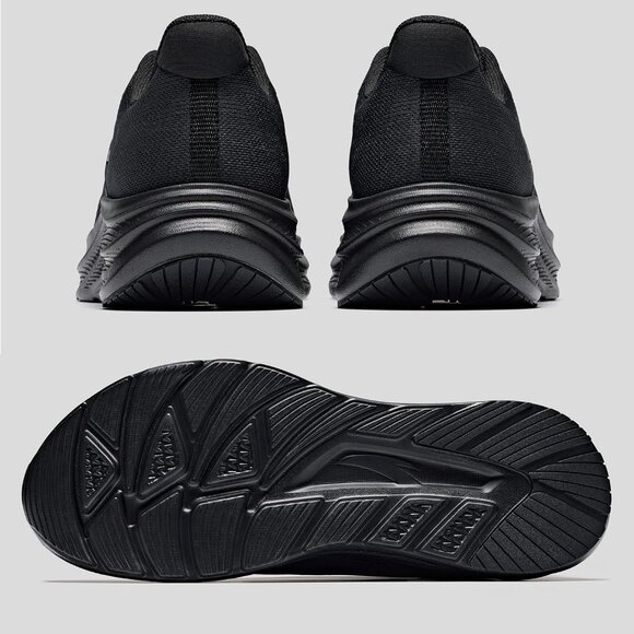 Men’s All Black Comfortable Running Trainers Jogging Walking Athletic Shoes main image 4